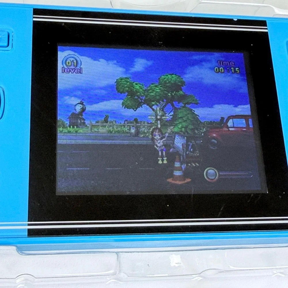Newchen Handheld Game Console Blue Portable Retro Puzzle Casual Games X004T0RT2F